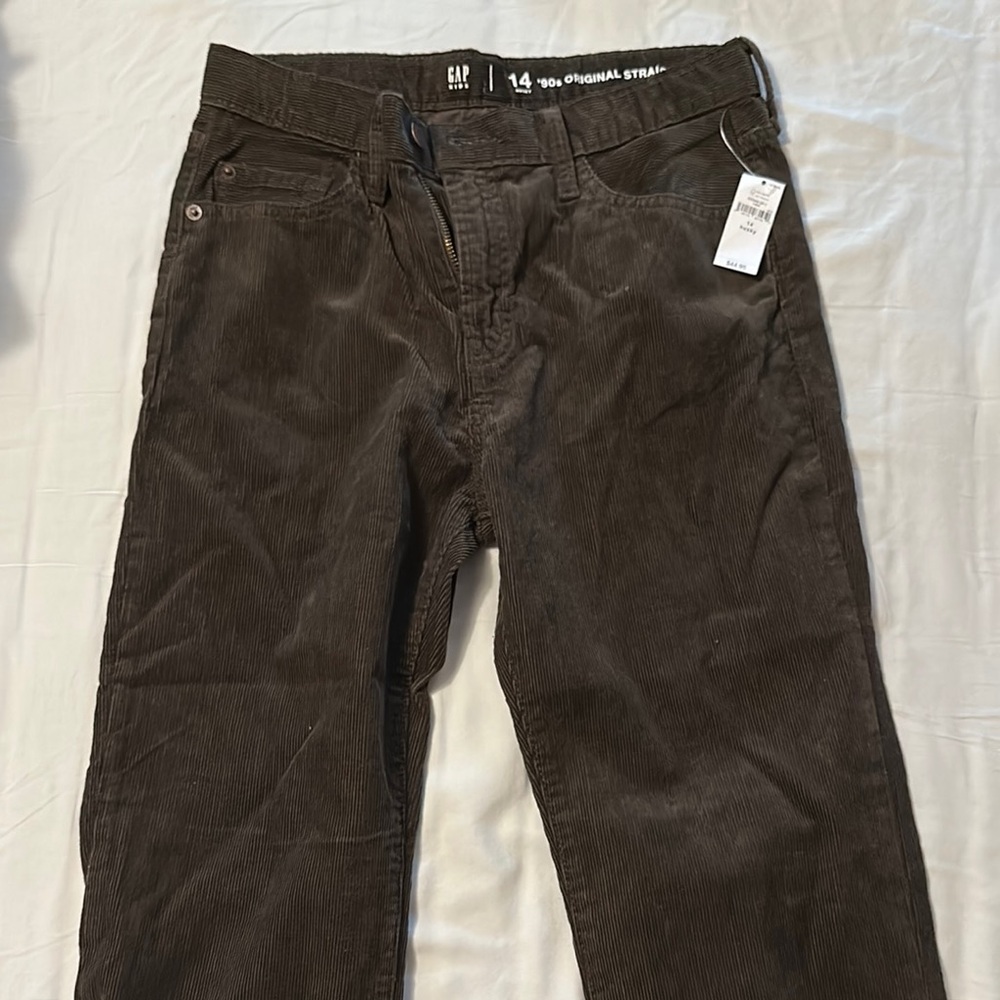 GAP Brown Corduroy Pants Straight Leg